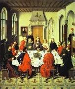 Dieric Bouts Last Supper central section of an alterpiece oil painting picture wholesale